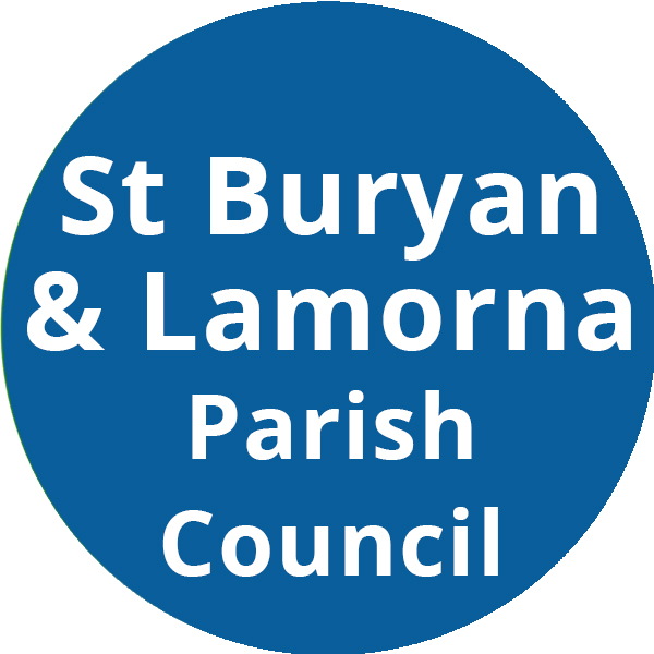 St Buryan and lamorna parish council logo
