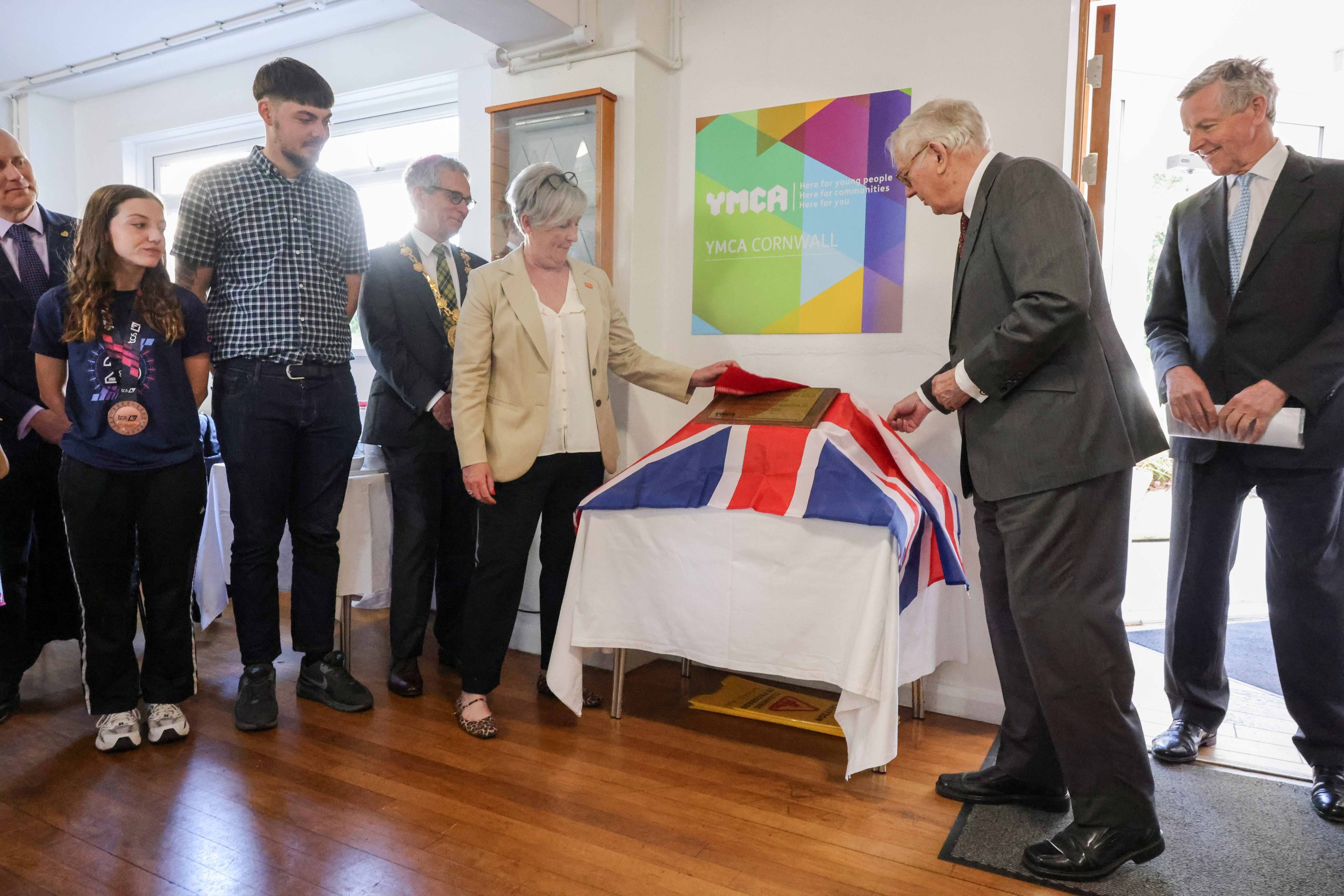HRH The Duke of Gloucester Visits YMCA Cornwall to Mark Major Milestone