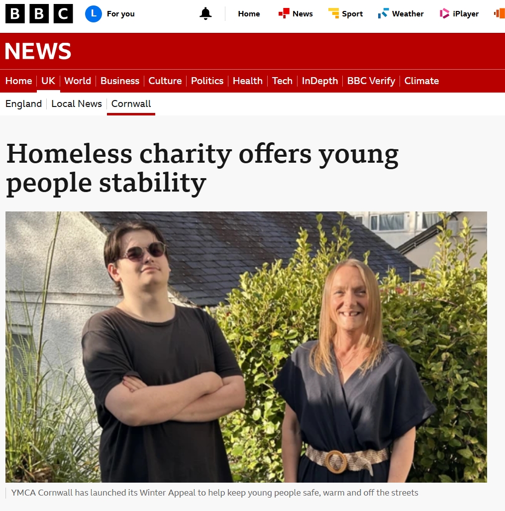 BBC Coverage Highlights YMCA Cornwall’s Impact on Young People